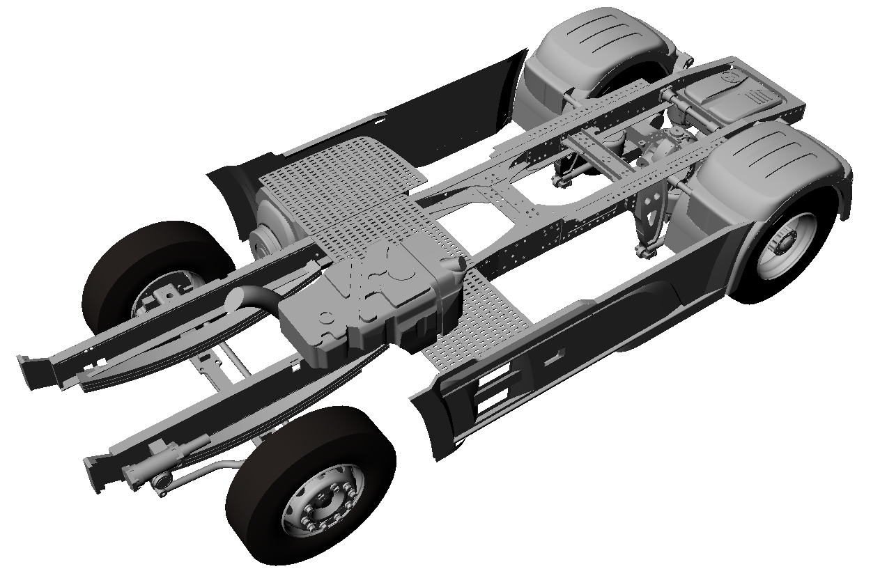 Chassis for Dutch truck (Euro 6)