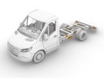 5.5 ton "M-S" truck, standard (3665 mm). Resin kit, 1/24