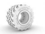 Rear off-road  tire750/45 R 22.5. Scale 1/24