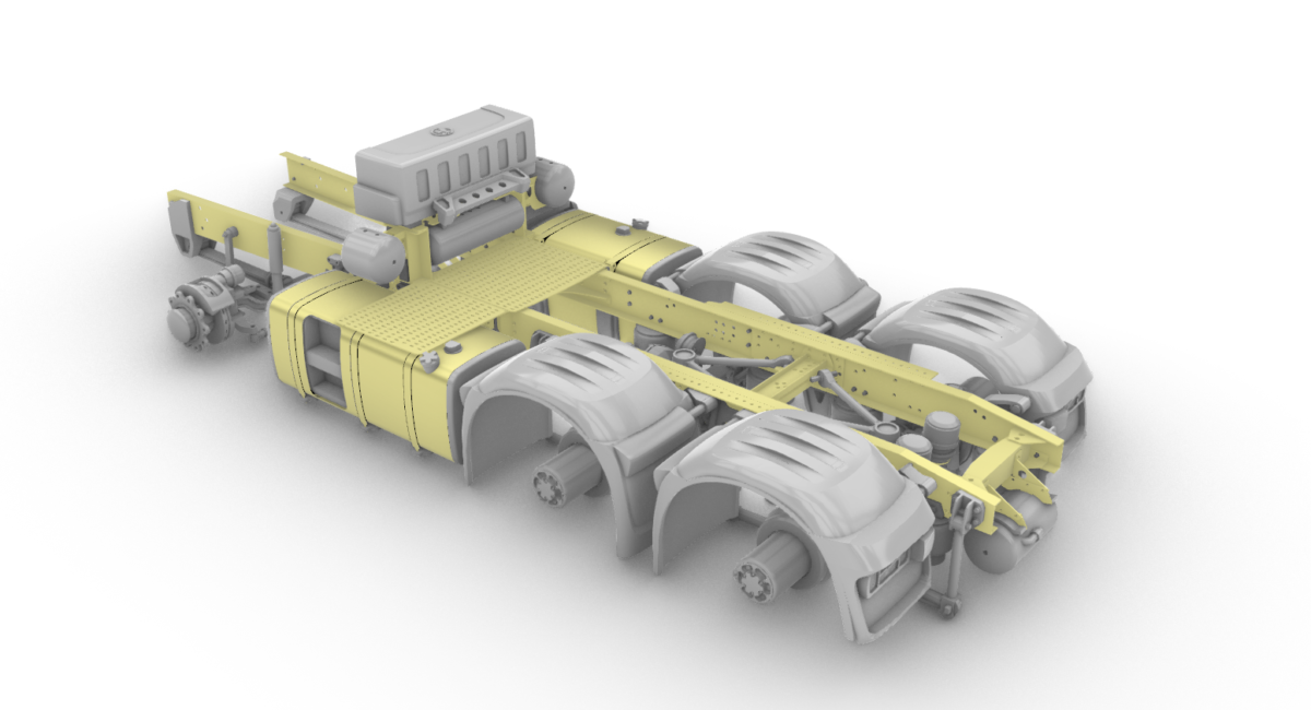 Dutch truck XG/XG+ 6×4 chassis (FTT)