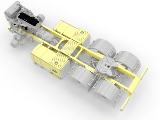 Photo-etched chassis for Aussie K220 truck. Scale 1/24 – Image 3
