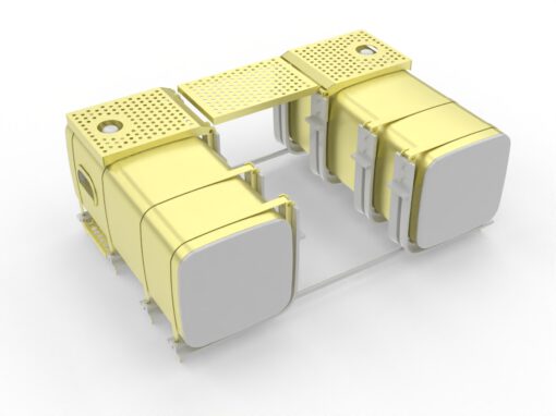 Fuel tanks for Aussie K220/K200 truck. Scale 1/24