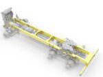 Photo-etched chassis for Aussie K220 truck. Scale 1/24