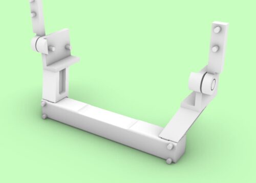 Adapter for K220 cab kit/Italeri donor chassis kit. Scale 1/24