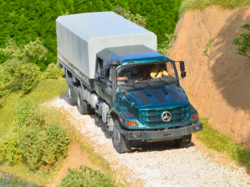 Zetros 6x6 double cab canvas truck. Full kit. Scale 1/35 – Image 5
