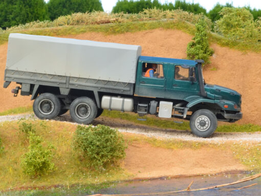 Zetros 6x6 double cab canvas truck. Full kit. Scale 1/35 – Image 3