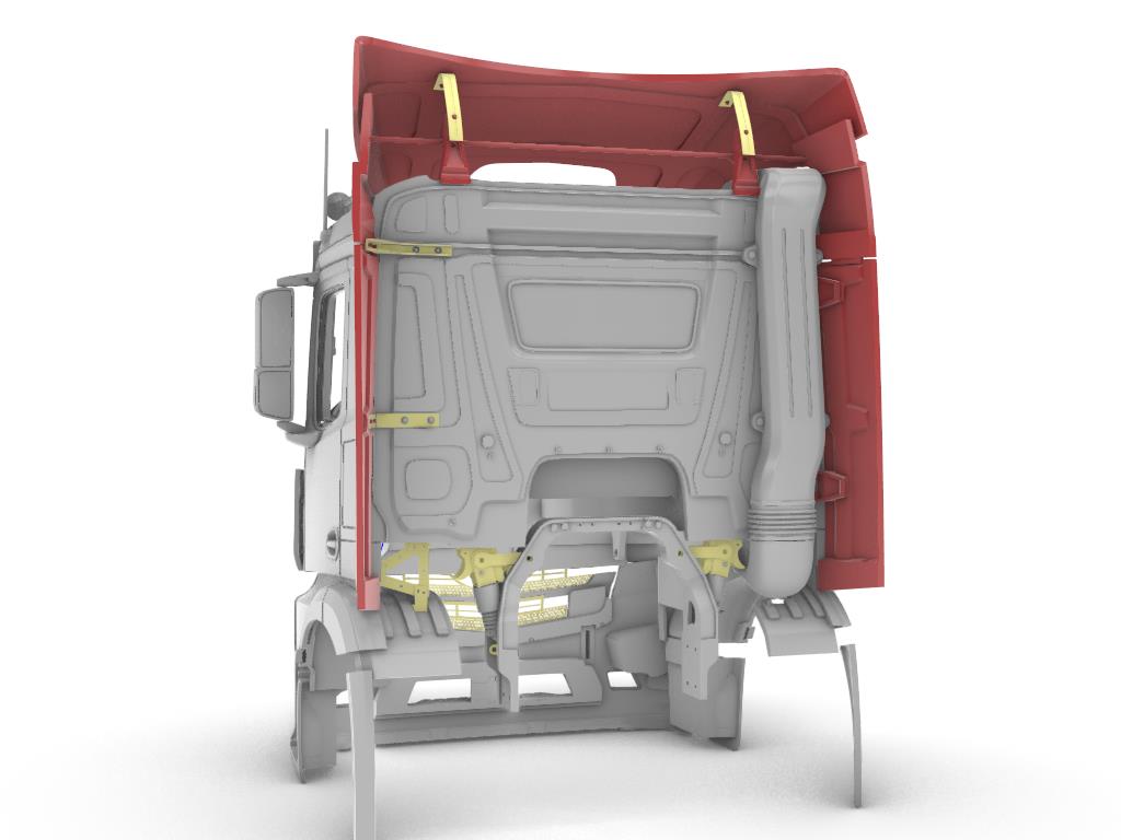 German Antos truck. Conversion kit, 1/24 - Image 4