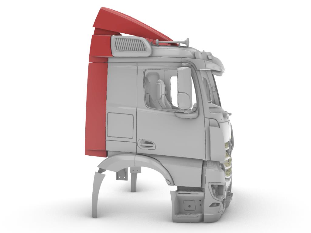 German Antos truck. Conversion kit, 1/24 - Image 3