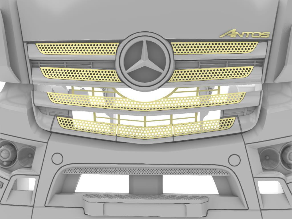 German Antos truck. Conversion kit, 1/24 - Image 2