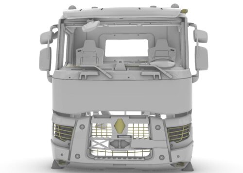 French truck K-series. Scale 1/24